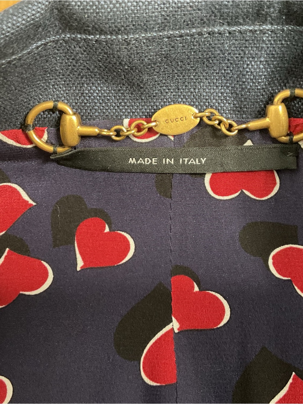 Gucci Navy Double-Breasted Blazer and Trousers - Picture 10 of 14